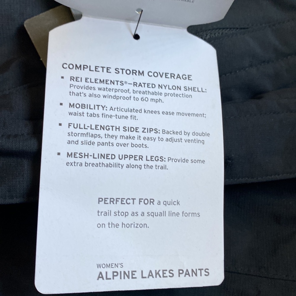 REI alpine lakes pants women’s 4 petite NEW - Picture 6 of 14